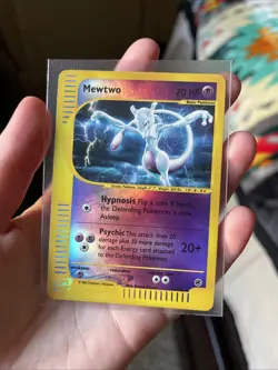 Mewtwo 20/165 Holo - Expedition Set RARE Pokemon TCG E Reader 2002 REVERSE HOLO - Image 1