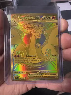 Pokemon TCG Mega Charizard X Ex Mega Hyper Rare Gold!!!! - Image 1