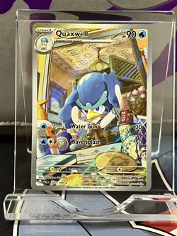 Pokemon TCG - Quaxwell 207/193 - Paldea Evolved - Illustration Rare Holo - Image 1