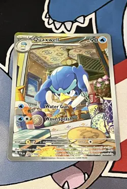 Pokemon TCG - Quaxwell 207/193 - Paldea Evolved - Illustration Rare Holo - Image 2