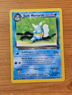 Pokemon TCG Dark Wartortle Team Rocket 46/82 Regular Unlimited Uncommon LP WOTC. - Image 1