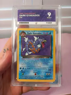Dark Gyarados 25 non holo Team Rocket Vintage - ACE 9 Graded - not psa Pokemon - Image 1