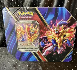 Sealed Pokemon TCG Legends of Galar Tin Zamazenta V 2020 N731 - Image 1