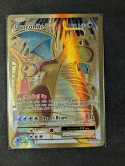 Pokemon TCG Dragonite EX Full Art Ultra Rare Holo Evolutions 106/108 XY LP - Image 1