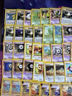 Pokemon Neo Discovery Common/Uncommon Lot - MP/HP - Image 2