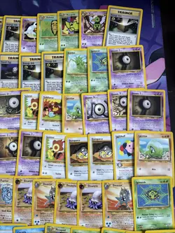 Pokemon Neo Discovery Common/Uncommon Lot - MP/HP - Image 3