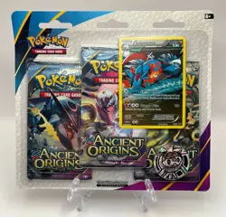(402941) Pokemon XY Ancient Origins Booster 3-Pack Blister - Factory Sealed - Image 1