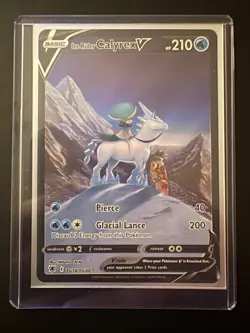 Pokemon Ice Rider Calyrex V TG14/TG30 SWSH Astral Radiance Full Art UR Holo NM - Image 1