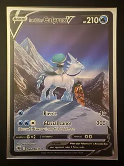 Pokemon Ice Rider Calyrex V TG14/TG30 SWSH Astral Radiance Full Art UR Holo NM - Image 2