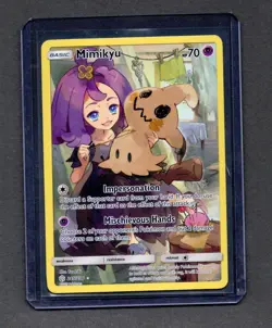 Pokemon TCG Mimikyu 245/236 Full Art Cosmic Eclipse NM - Image 1