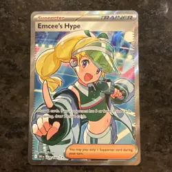 Emcee's Hype 220/182 Pokemon SV10: Destined Rivals 🔥 - Image 1