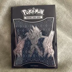 GOLD FULL ART Solgaleo GX ULTRA RARE Pokemon SM104a Hidden Fate Black Star Promo - Image 2