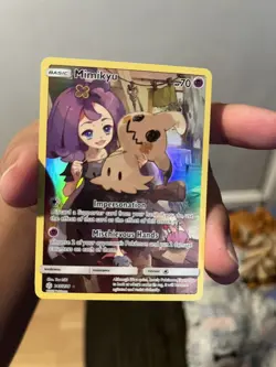Mimikyu Holo Pokemon 245/236 NM Secret Rare Sun&Moon Cosmic Eclipse 2019 - Image 1