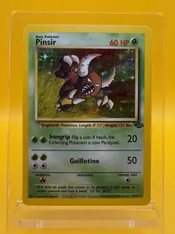Pinsir 9/64 Rare Holo Jungle Pokemon Card TCG Vintage 1999 LP+ - Image 1