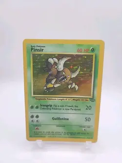 Pinsir Jungle 9/64 Holo Unlimited Holo Rare NM-LP Vintage Pokemon Card TCG WOTC - Image 1