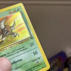 Pokemon TCG Pinsir Jungle Holo Card 9/64 Unlimited Rare, Vintage LP Condition - Image 4