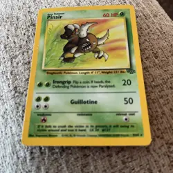 Pinsir 9/64 Rare Holo Jungle Vintage Pokemon Card TCG NM/LP+ Unlimited Great - Image 2