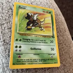 Pinsir 9/64 Rare Holo Jungle Vintage Pokemon Card TCG NM/LP+ Unlimited Great - Image 4