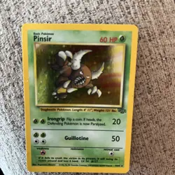 Pinsir 9/64 Rare Holo Jungle Vintage Pokemon Card TCG NM/LP+ Unlimited Great - Image 5