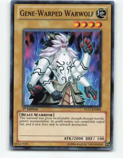 Gene-Warped Warwolf YS11-EN004 Dawn of the Xyz 1st Edition - Image 1