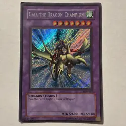 Gaia The Dragon Champion LOB-125 Yu-Gi-Oh! Legend Of Blue Eyes White Dragon Holo - Image 1