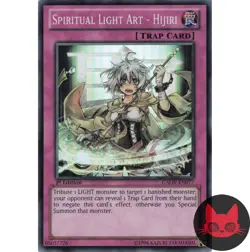Yugioh Spiritual Light Art - Hijiri GA0V-EN077 Super Rare 1st Edition LP - Image 1