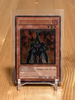 Yugioh Neo-Spacian Flare Scarab 1st Edition Ultimate Rare POTD Lightly Played - Image 1