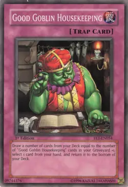 Yugioh Good Goblin Housekeeping FET-EN054 Common 1st Edition NM - Image 1