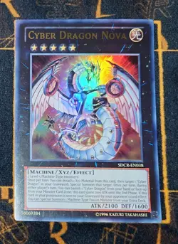 YUGIOH Cyber Dragon Nova (SDCR-EN038) Ultra Rare NM - Image 1