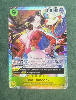 One Piece The Azure Sea's Seven Boa Hancock OP14-112 SR Foil NM - Image 2