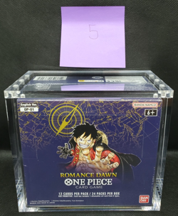 2022 One Piece Romance Dawn Booster Box OP-01 1st Wave English Blue Bottom - Image 1