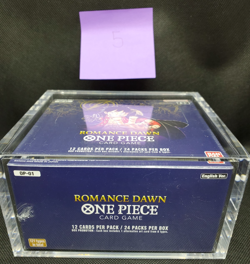 2022 One Piece Romance Dawn Booster Box OP-01 1st Wave English Blue Bottom - Image 5