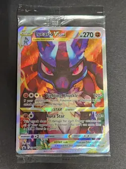 Lucario VSTAR SWSH291 SWSH: Sword & Shield Promo Card Holo Sealed - Image 1