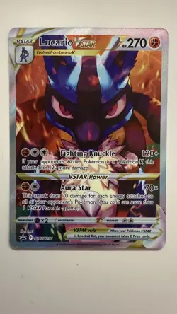 Lucario VSTAR Swsh291 Swsh: Sword & Shield Promo Card Holo - NEAR MINT - Image 1