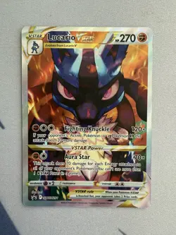 Lucario VSTAR SWSH291 SWSH: Sword & Shield Promo Cards Holo Pokemon card - Image 1