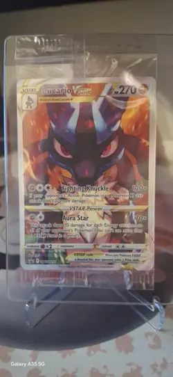 Pokemon TCG Lucario VSTAR SWSH291 SWSH: Sword & Shield Promo Card Holo Sealed - Image 1