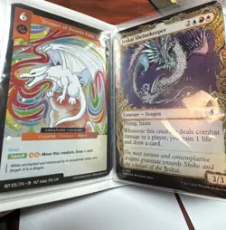 Holo Dragon Rare Card Collection With Binder (60 Cards) MTG, Yugioh, Pokemon - Image 4