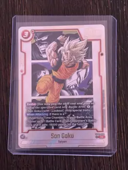 Son Goku - SB02-004 Alternate Art Manga Booster 02 Dragon Ball Card English - Image 2