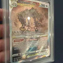 Pokemon TCG Regigigas VSTAR GG55/GG70 Crown Zenith: Galarian Gallery PSA 10 - Image 5