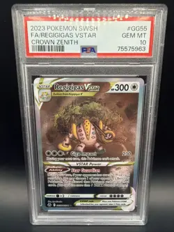 Regigigas VSTAR GG55/GG70 Crown Zenith: Galarian Gallery Holo Pokemon PSA 10!!! - Image 1