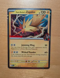 Team Rocket’s Zapdos Gamestop Promo 070/182 - Destined Rivals NM - Image 1
