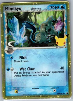 Mimikyu (Delta Species) SWSH136 SWSH: Sword & Shield Promo - Pokemon Card - NM - Image 1