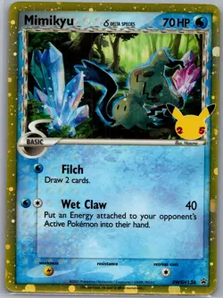 Mimikyu (Delta Species) SWSH136 Sword & Shield Promo Cards - Pokemon Card - NM - Image 1