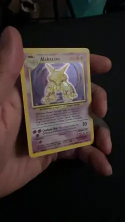 Alakazam 1/102 Base Set Unlimited (1999) Holo Rare Card Vintage WOTC Pokemon TCG - Image 2
