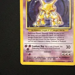 Alakazam 1/102 Base Set Unlimited (1999) Holo Rare Card Vintage WOTC Pokemon TCG - Image 5