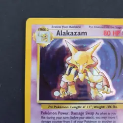 Alakazam Holo 1/102 1999 Pokemon Card Rare Base Set Unlimited TCG - Image 3
