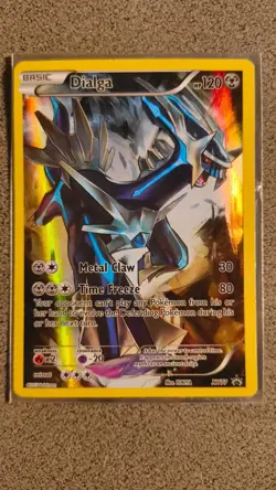 Dialga Full Art Holo XY77 Black Star Promo Pokemon XY LP Lightly Played - Image 1