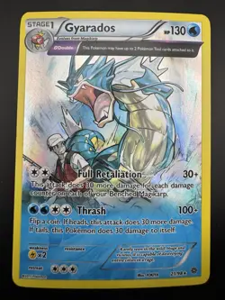 Gyarados Holo-Foil Rare 21/98 Pokemon XY Ancient Origins 2015 - Image 3