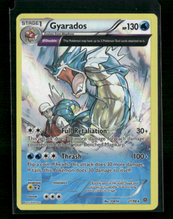 2015 Pokemon Gyarados 21/98 XY - Ancient Origins Holo MP - Image 1