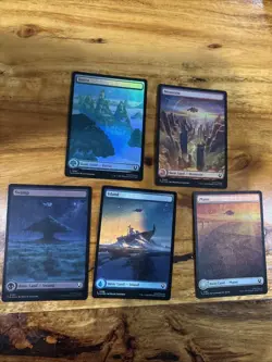 Appa Basic Lands Set- Full Art - FOIL - MTG Avatar: The Last Airbender - 5 Cards - Image 1